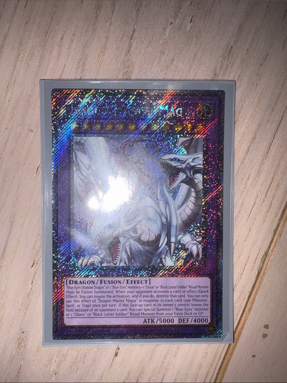 DRAGON MASTER MAGIA PLATINUM SECRET RARE